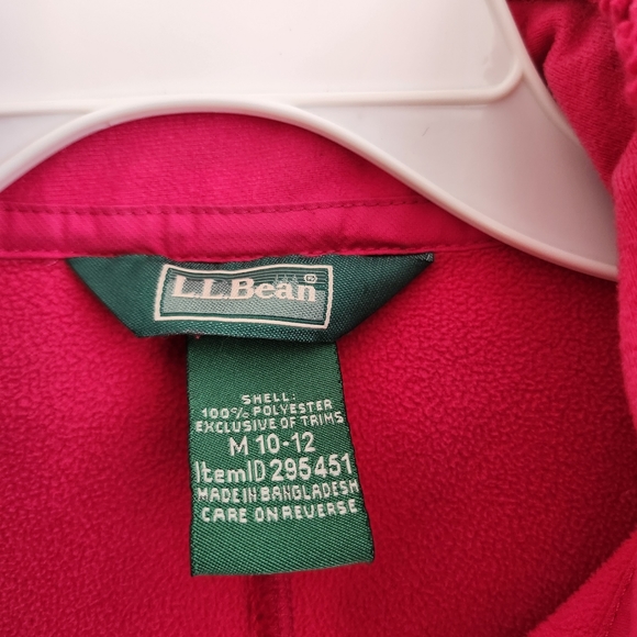 L.L.Bean Kids Fleece Full Zip Jacket. In good used condition. No visible flaws. - Picture 3 of 4